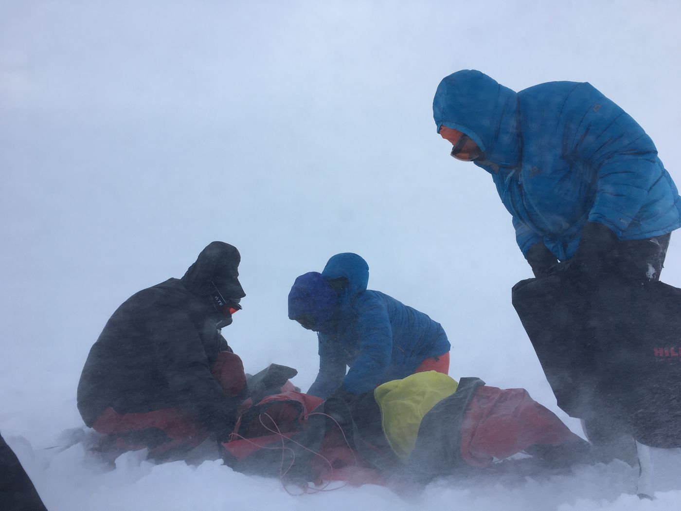 Ski expedition on the Finnmark plateau