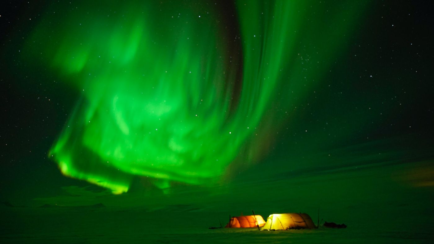 Ski expedition on the Finnmark plateau