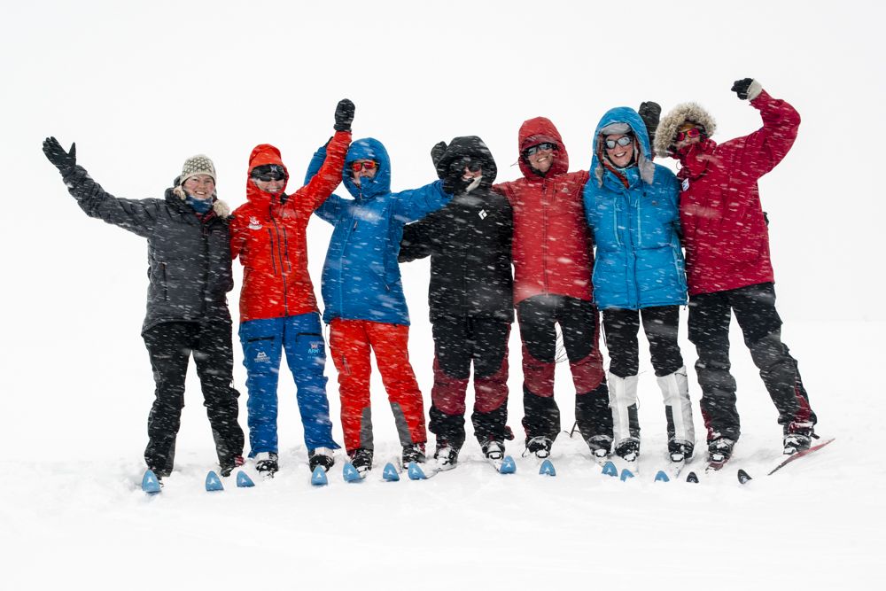 Ski expedition on the Finnmark plateau