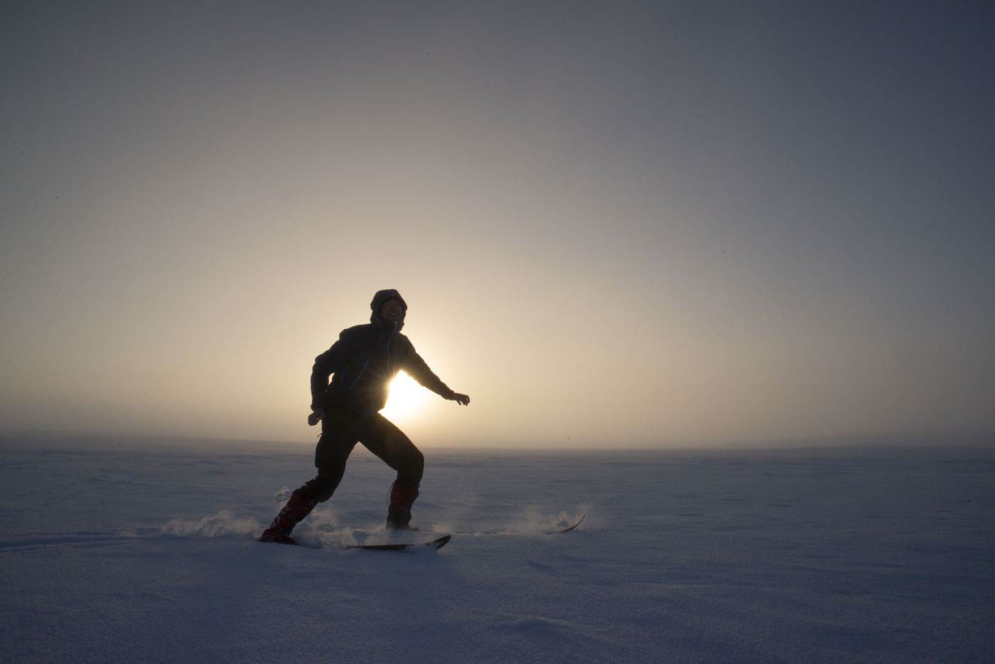 Ski expedition on the Finnmark plateau