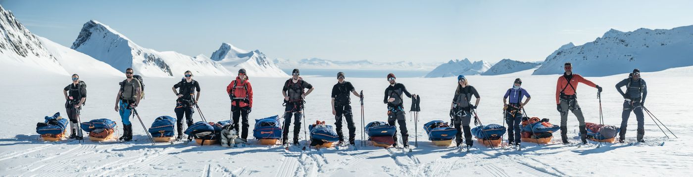 Dauntless members of 13-day Spitsbergen expedition 2025