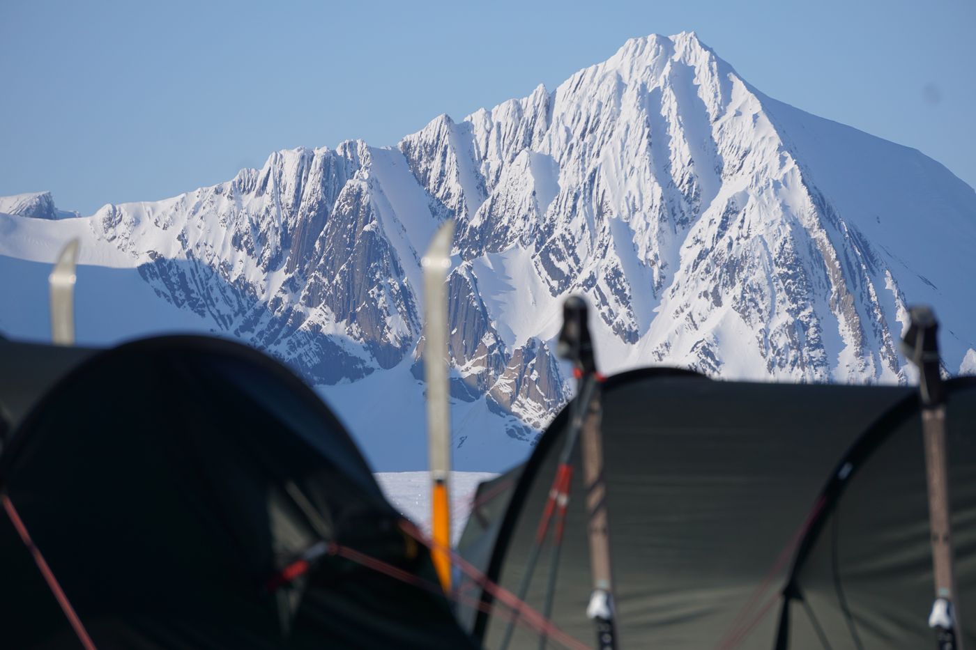 In camp, Spitsbergen expedition-2