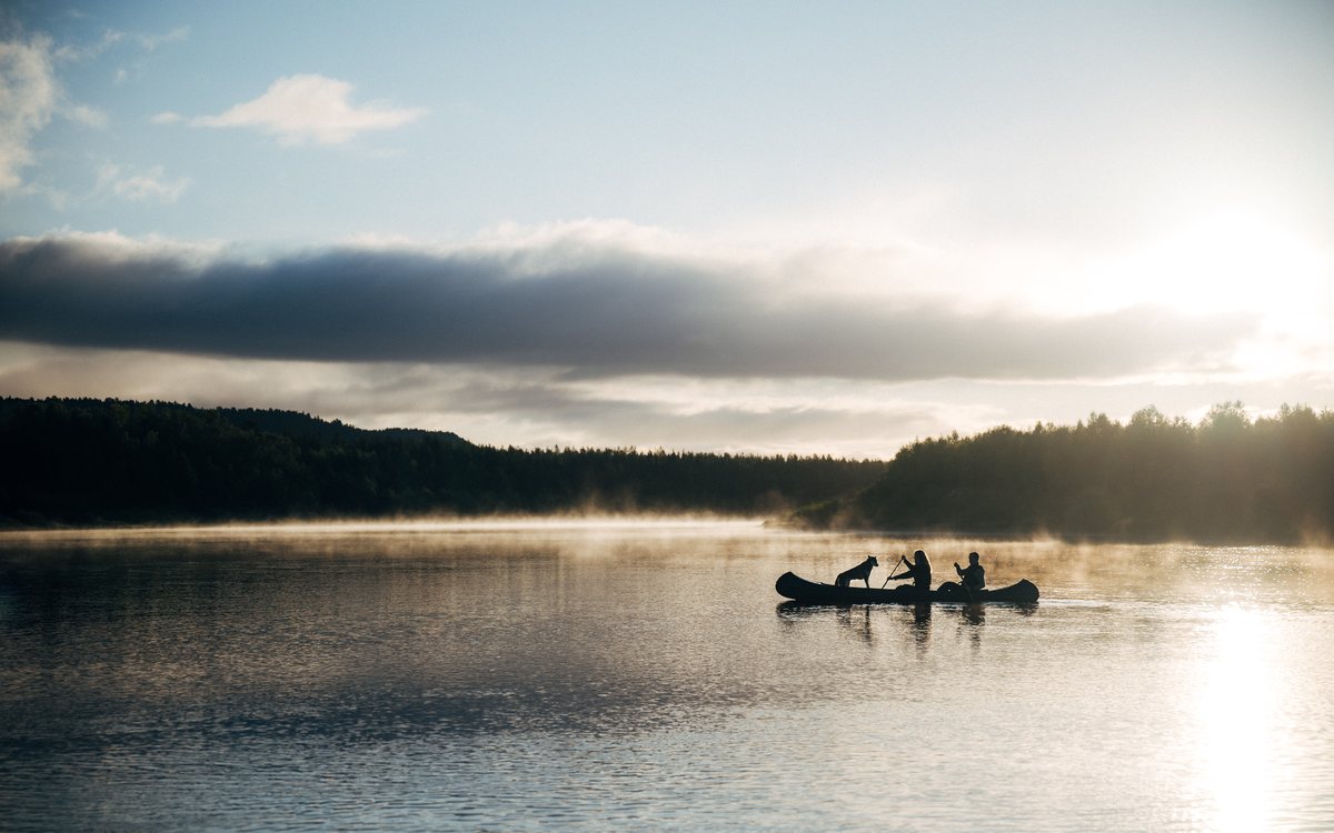 Canoeing on the Kárášjohka — The Kárášjohka