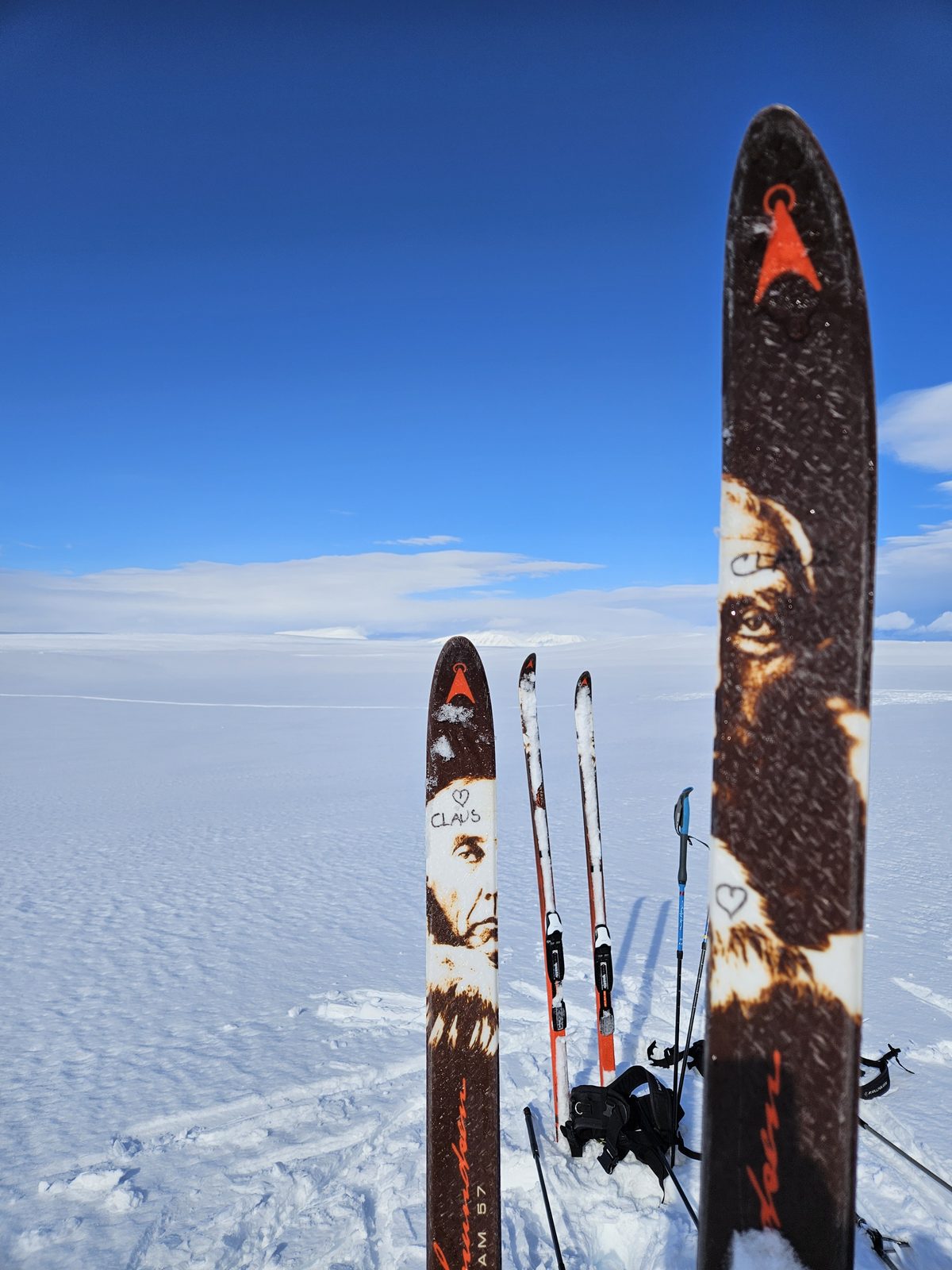 Mark your skis
