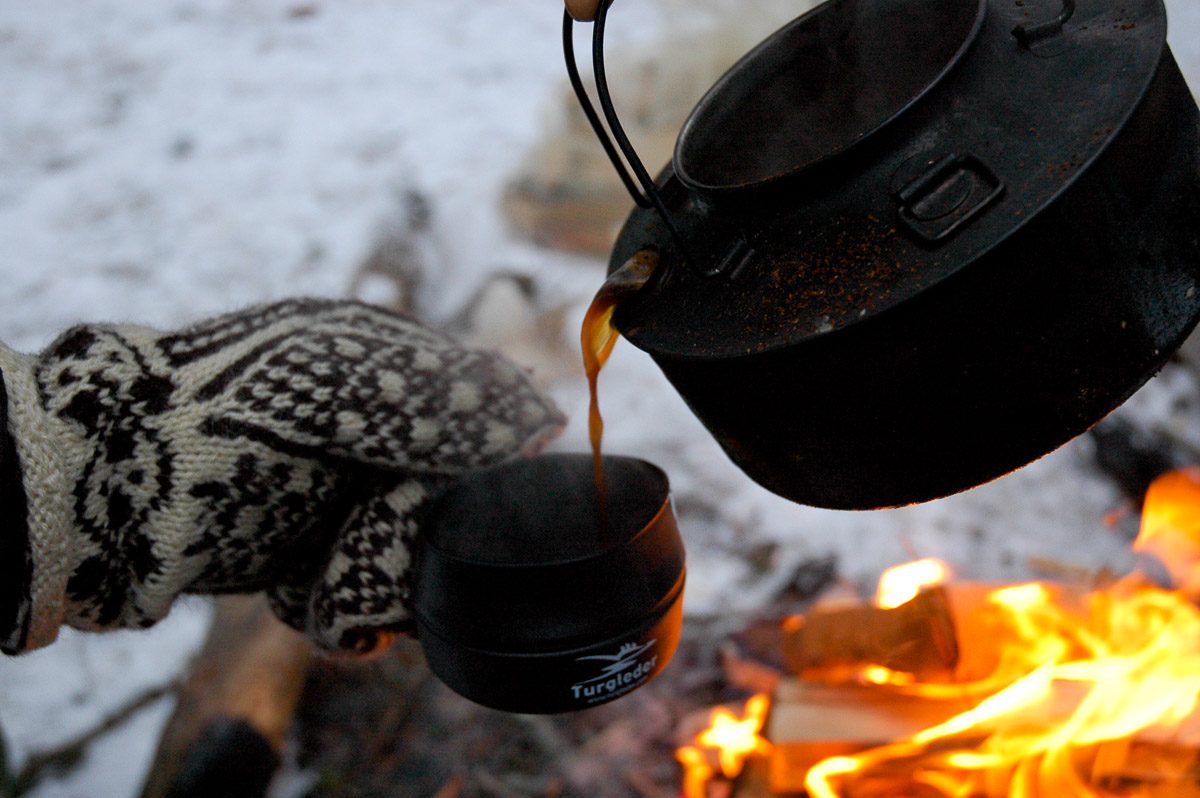 Coffee from the kettle