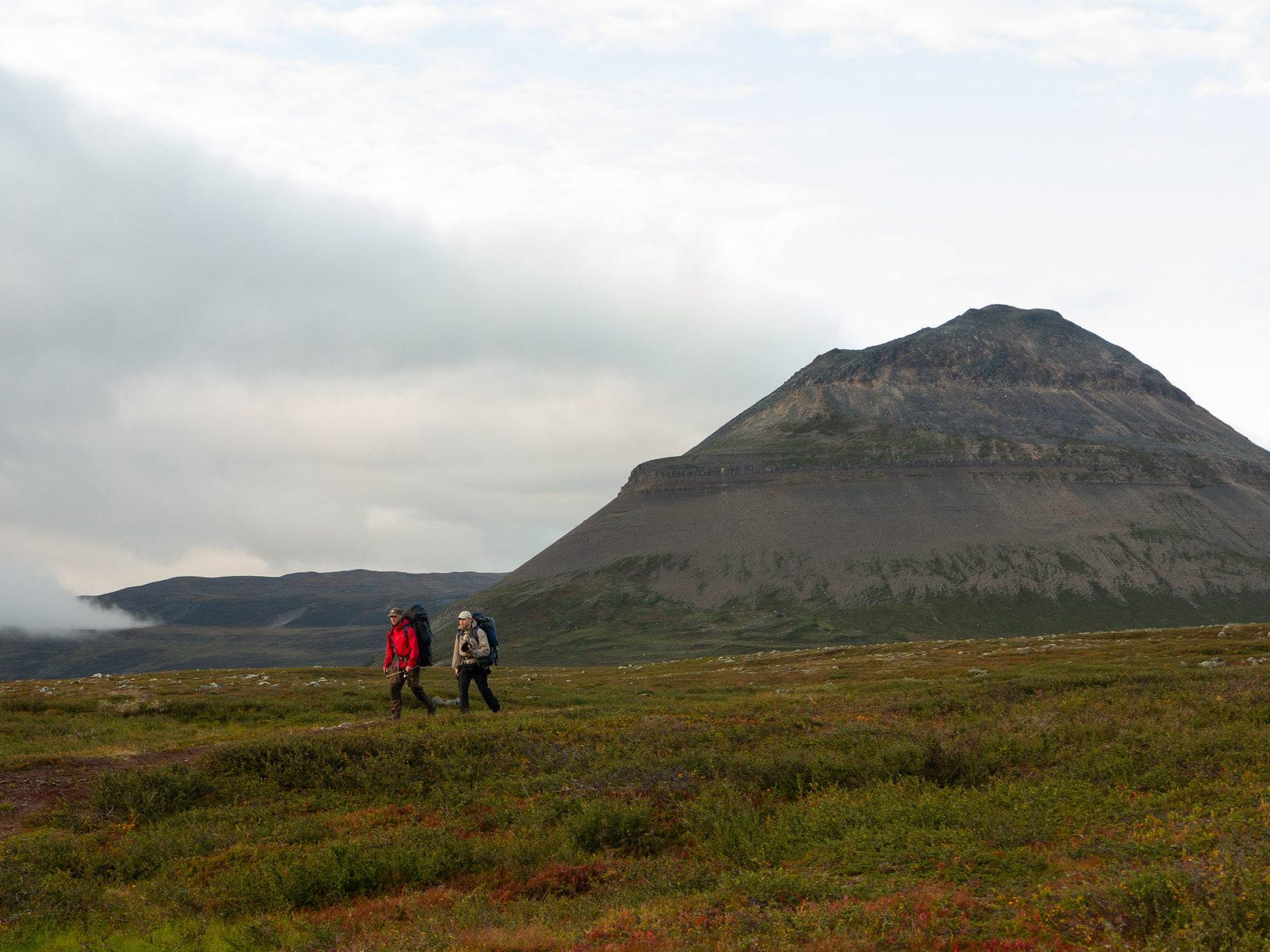 The plateau opens up