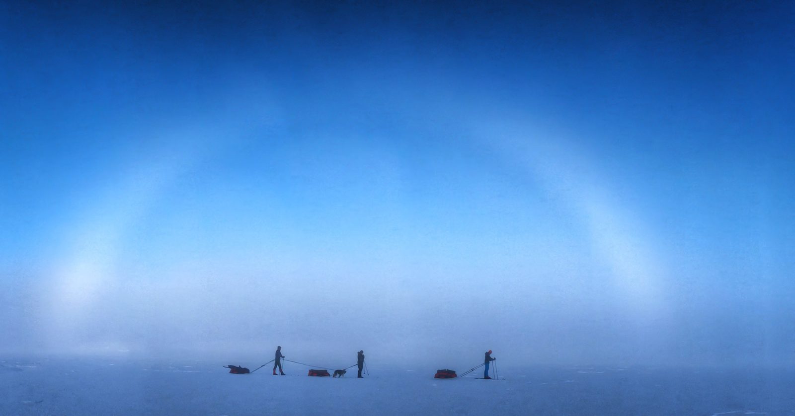 The caravan under a big sky