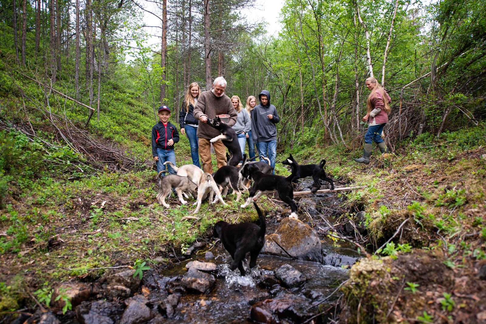 A stop at the stream